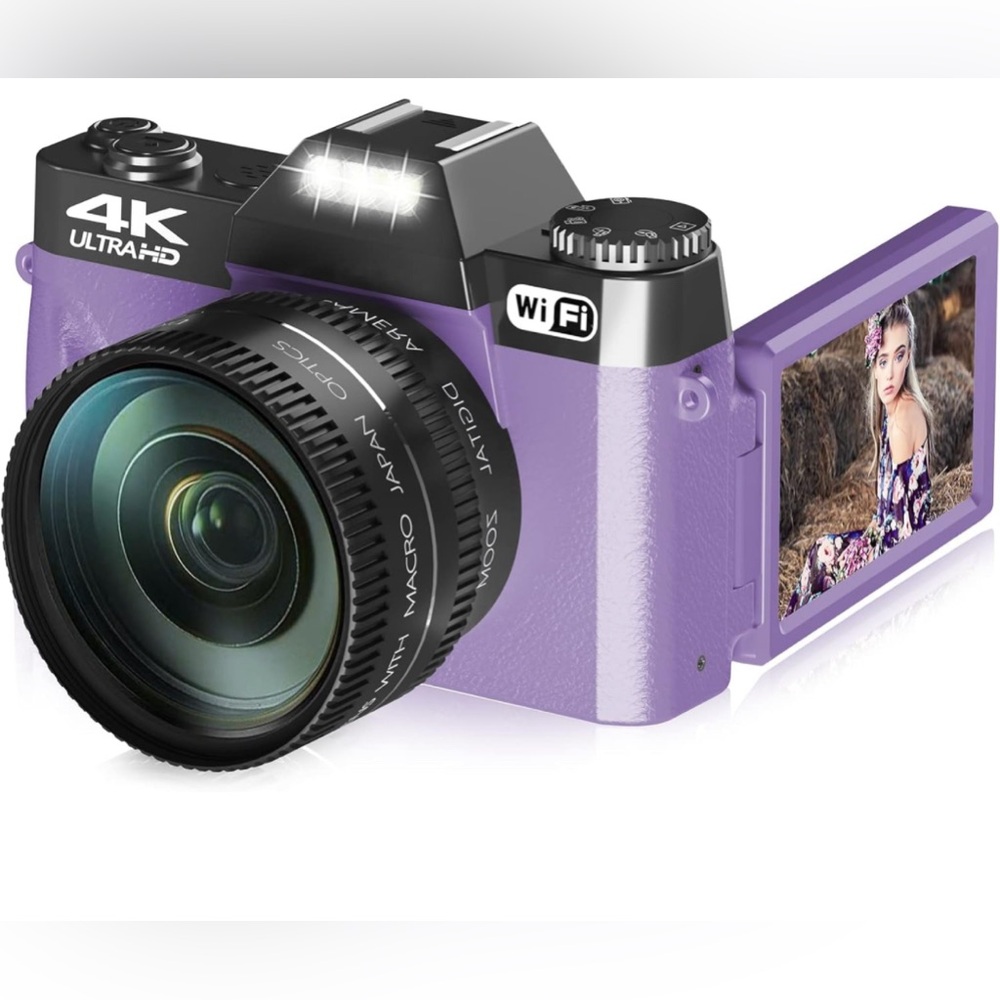 📸 Digital Camera for Photography, 4K Vlogging Camera for YouTube w/ WiFi  📸
